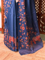 Blue Soft kotta saree - PBR35B