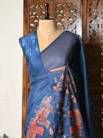 Blue Soft kotta saree - PBR35B
