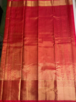 Red semi Kanchipuram saree- PBRIDE48ZC