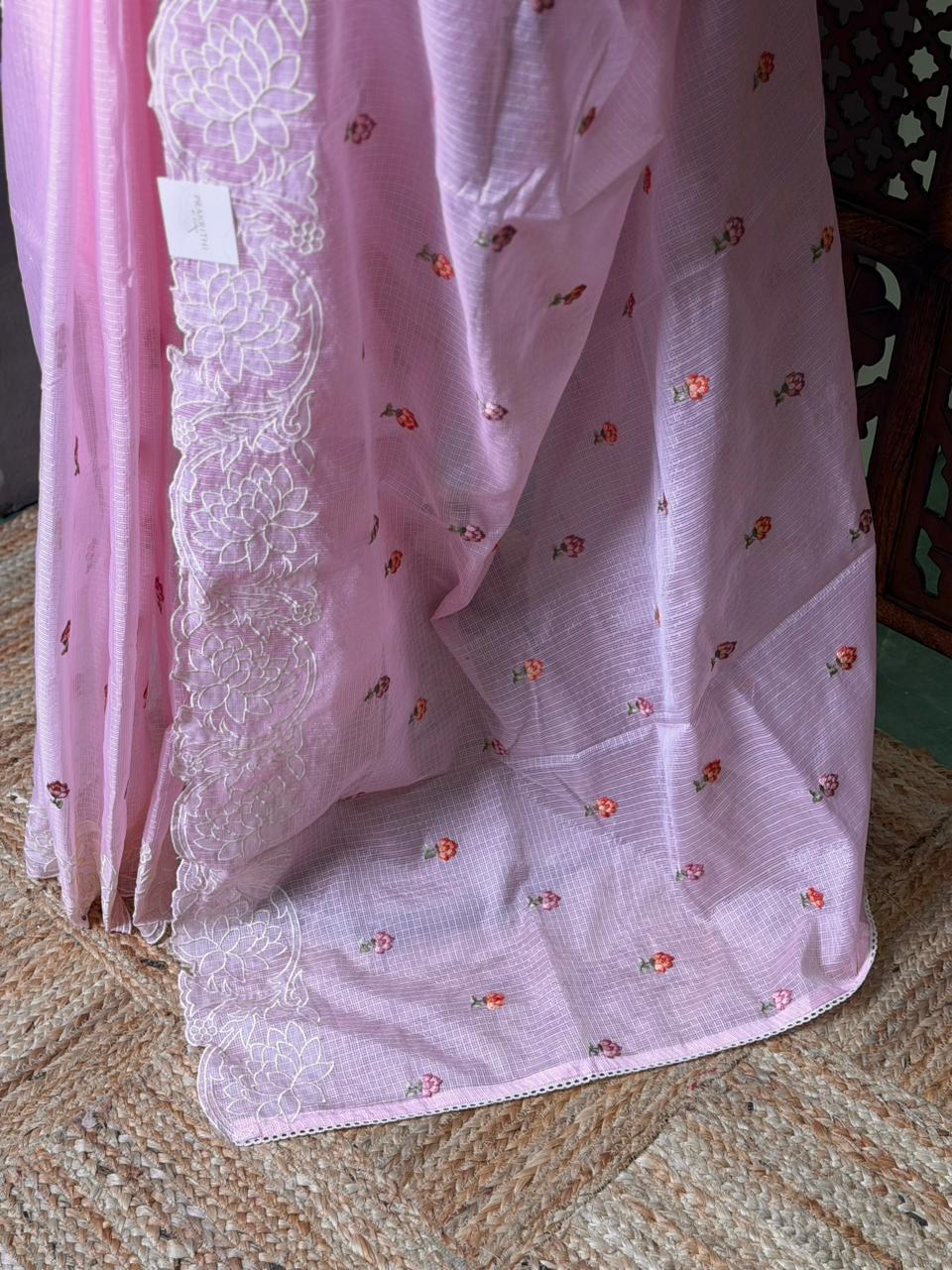 Pink soft Kotta saree- PBR33S1