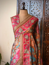 Olive green Soft silk saree- PBR30C