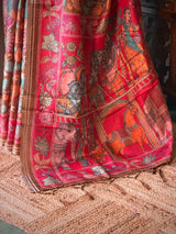 Olive green Soft silk saree- PBR30C