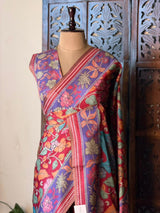 Maroon Soft silk saree- PBR30B