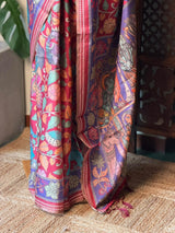 Maroon Soft silk saree- PBR30B