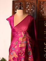 Wine Soft kotta saree - PBR35B