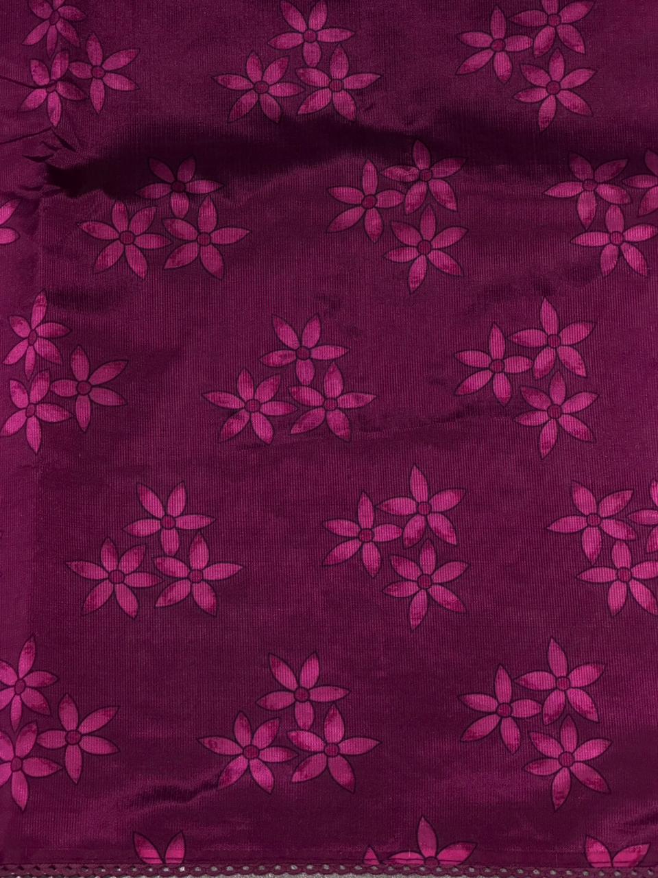 Wine Soft kotta saree - PBR35B