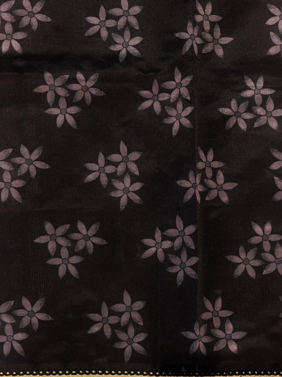 Black Soft kotta saree - PBR35C