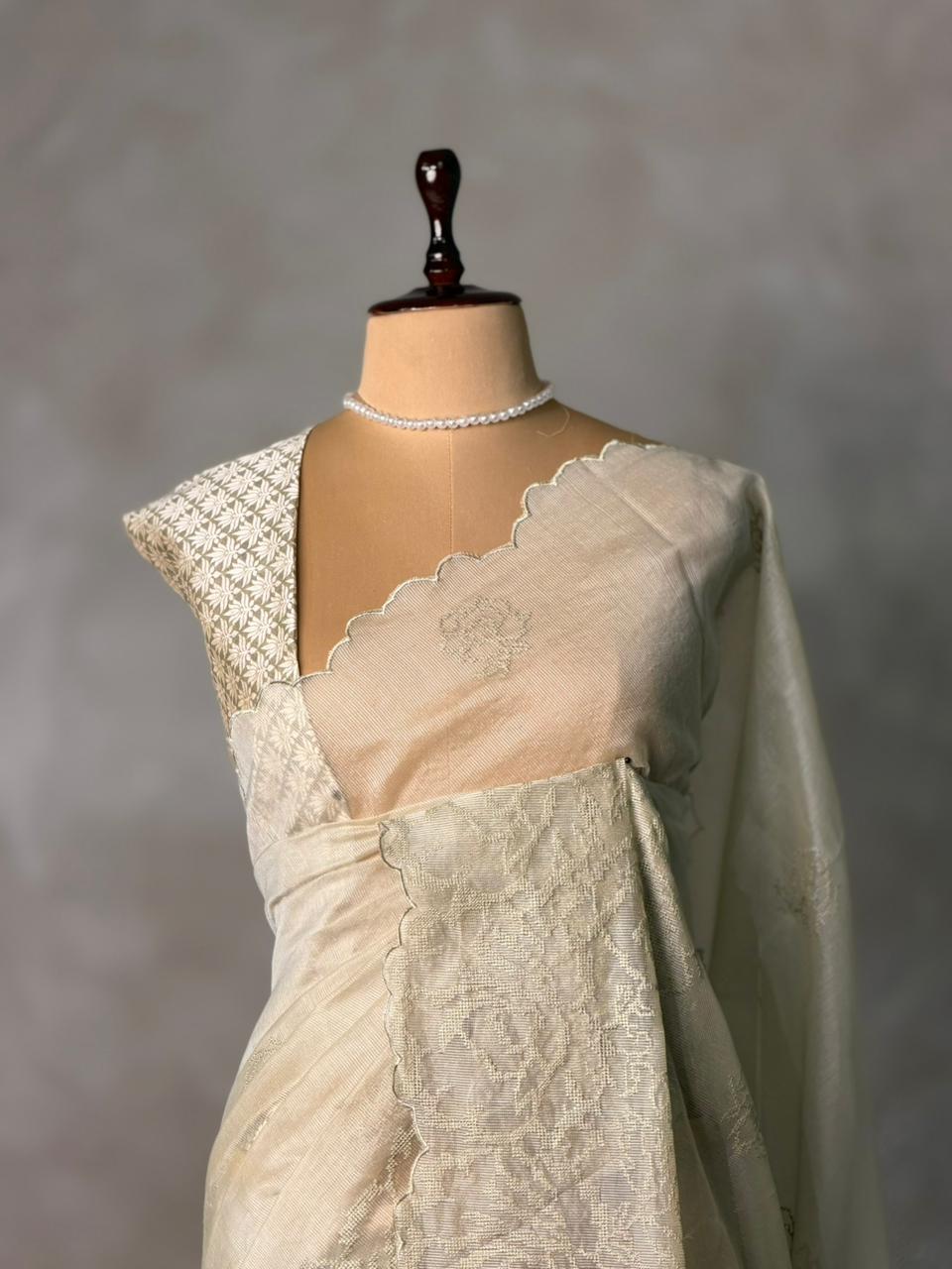 Pastal Green net Kotta saree- PBR33S3