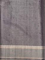 Sandal soft Tusser Silk saree- PBR33T10