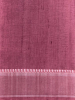 Sandal soft Tusser Silk saree- PBR33T11
