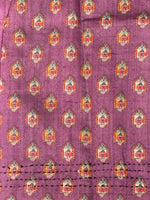 Mauve shade Tusser Silk saree- PBR33T5