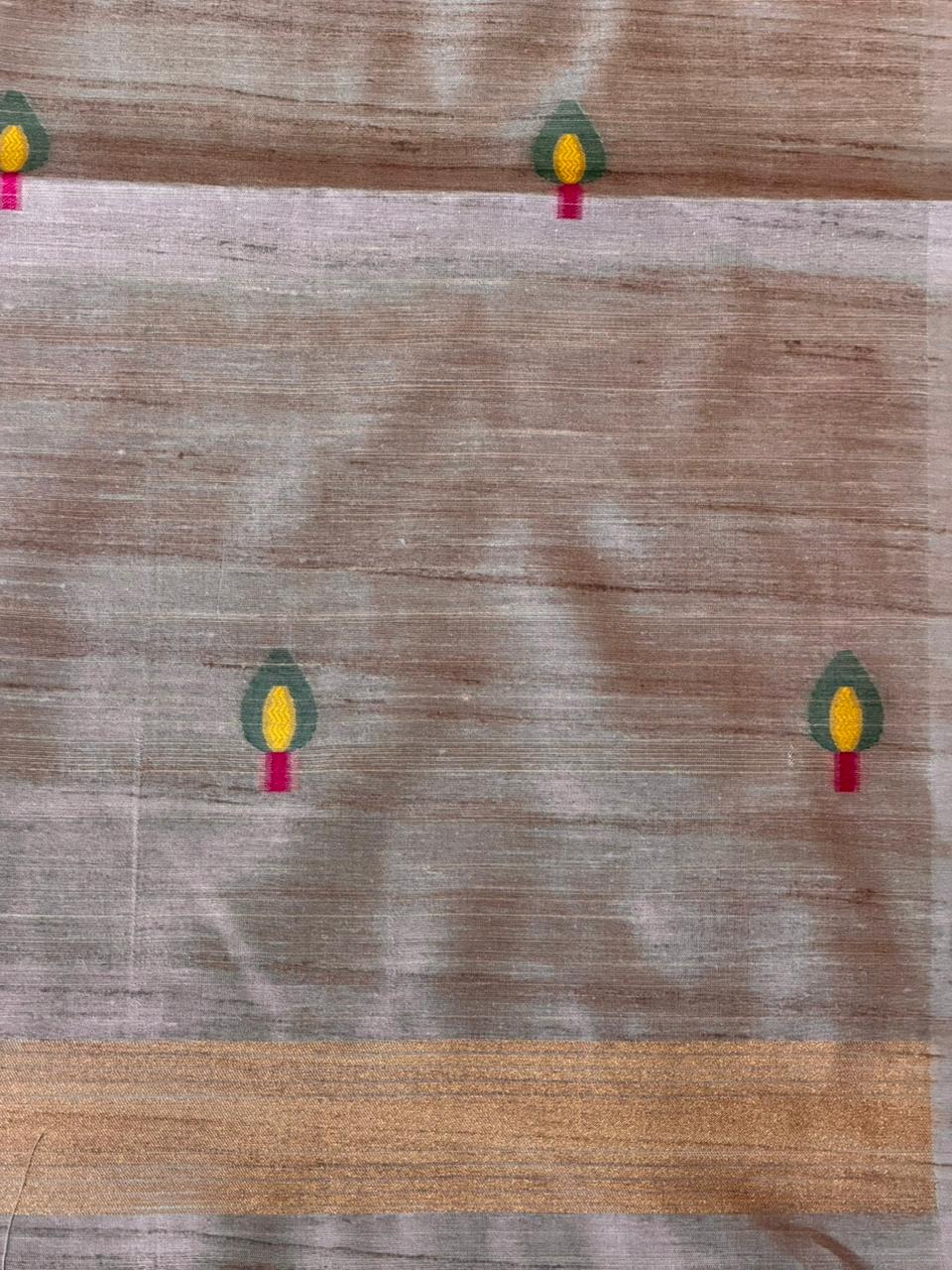 Soft Tusser Silk saree- PBR33T15