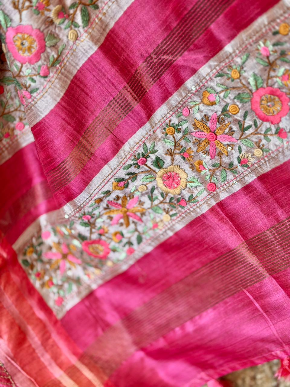 Tusser Silk saree- PBR40