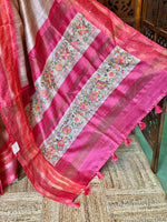 Tusser Silk saree- PBR40
