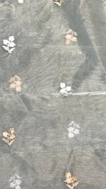 Pastal Green and goldorganza silk saree- PBR43F