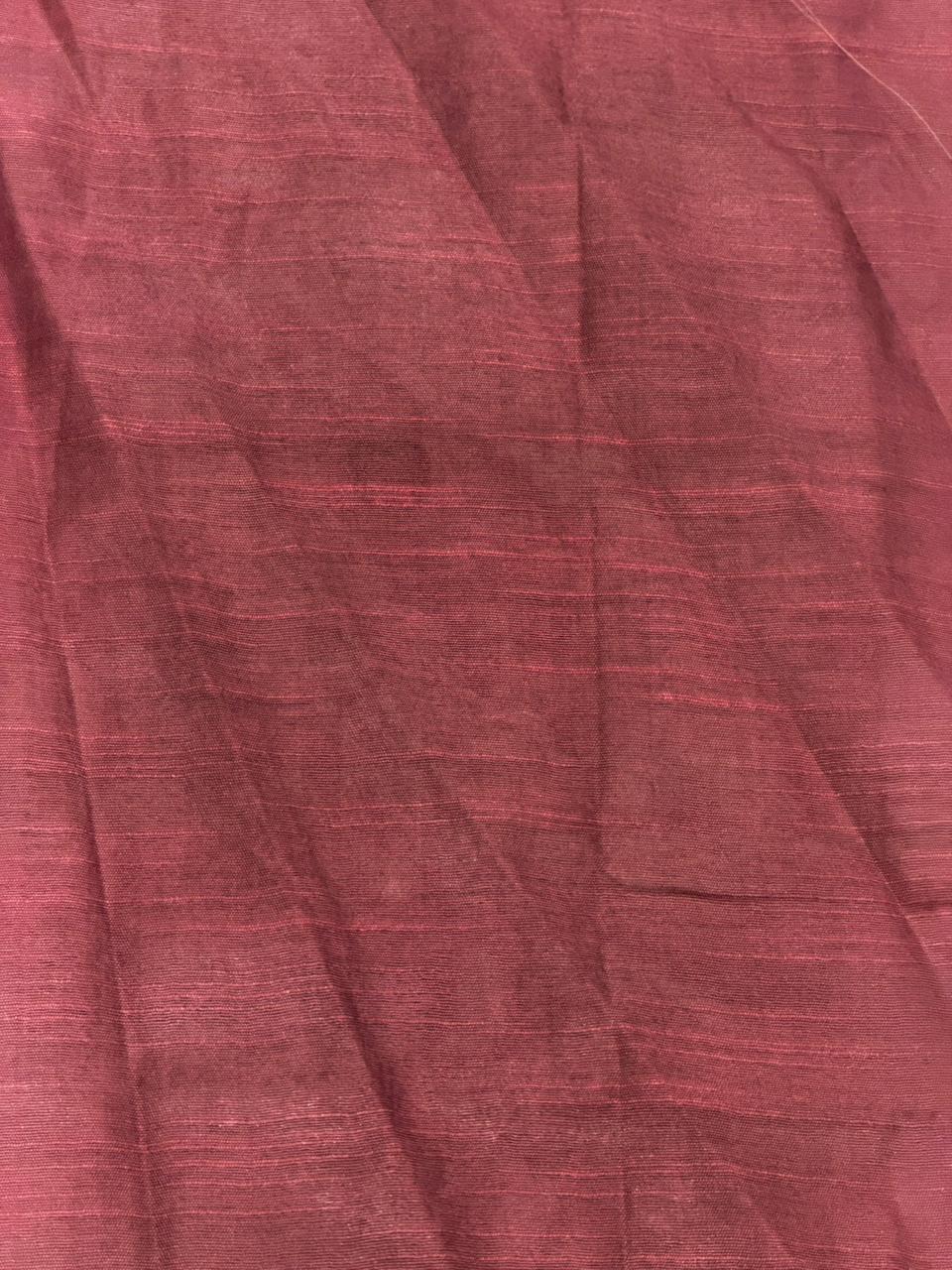 mauve Pink Soft semi Tusser Silk saree- PBR33T18P