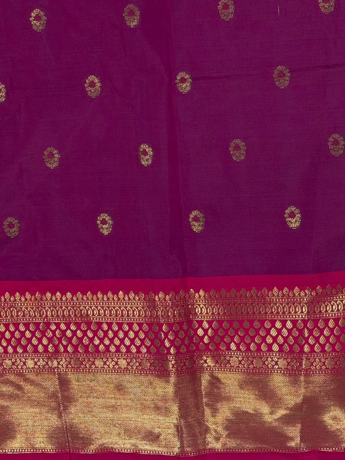 Violet and magenta banarasi silksaree -PFAZ1