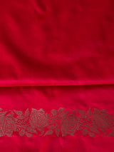 Red pure zatin Banarasi silk saree - RAZ2I