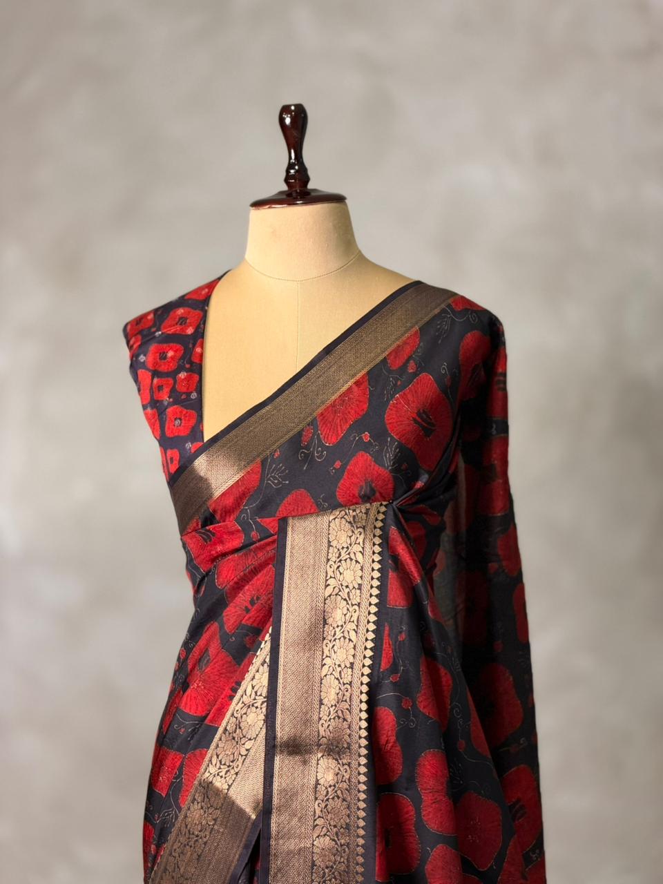 Pure Russian silk saree- PBR48B