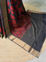 Pure Russian silk saree- PBR48B