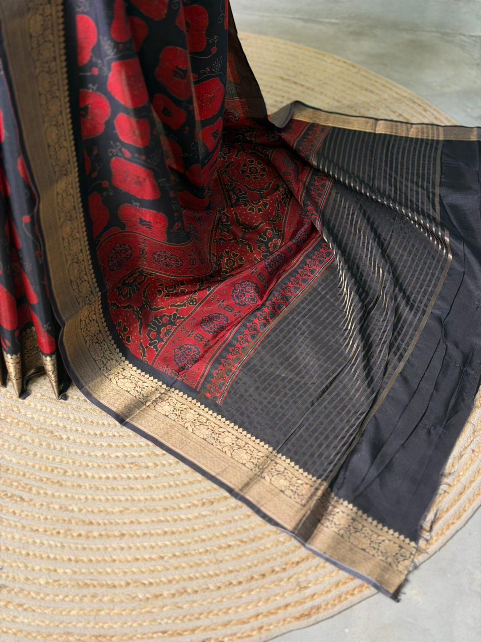 Pure Russian silk saree- PBR48B