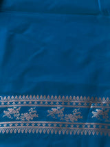 Blue zatin Banarasi silk saree - RAZ1IH