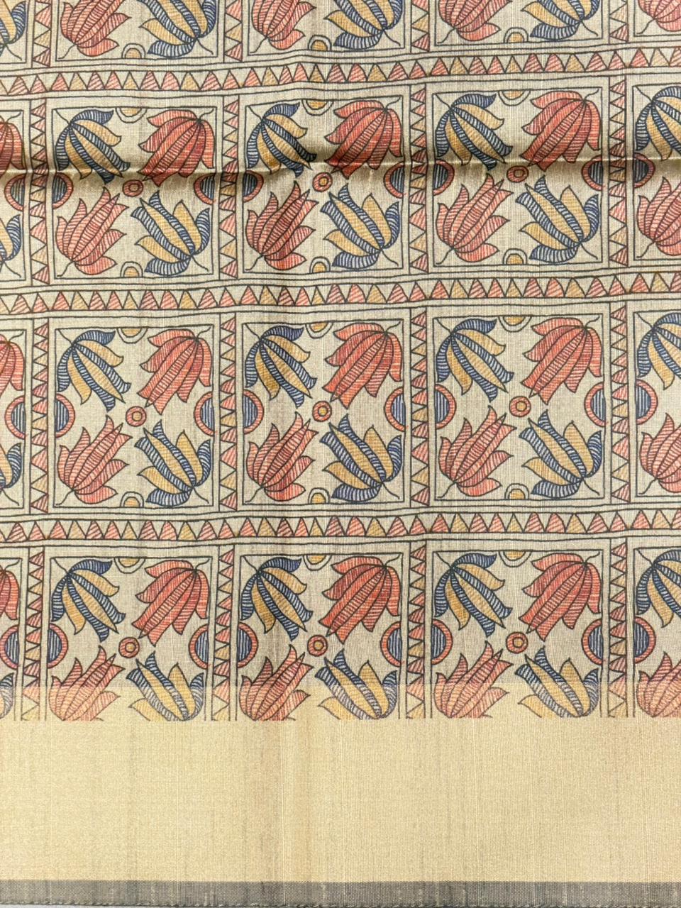 Black silk cotton saree- PBR49C