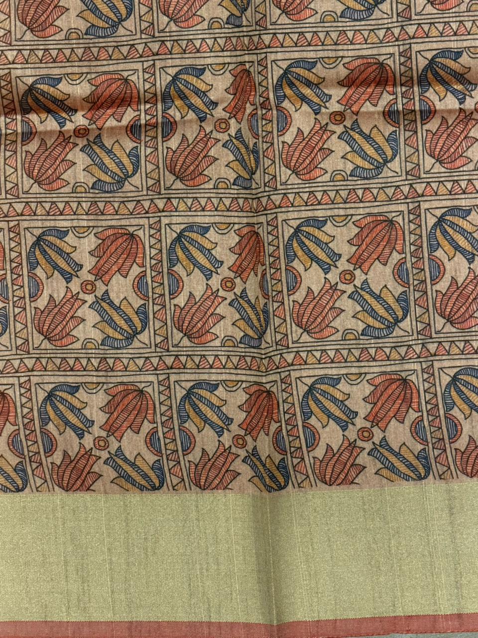 Maroon silk cotton saree- PBR49D