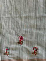 Pastal Blue organza tissue saree- PBR51A