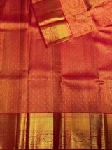 Red Pure Kanchipuram Silk saree - PPURE89