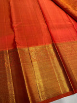 Orange pure 2g Kanchipuram Silk saree - PPURE101