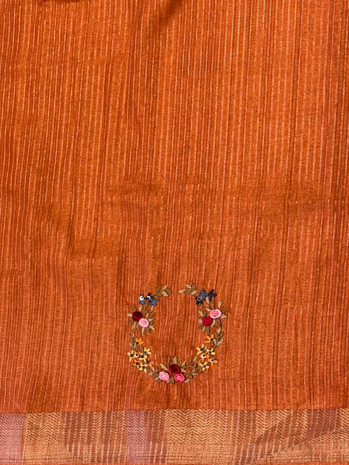 Soft tusser silk saree- PBR52