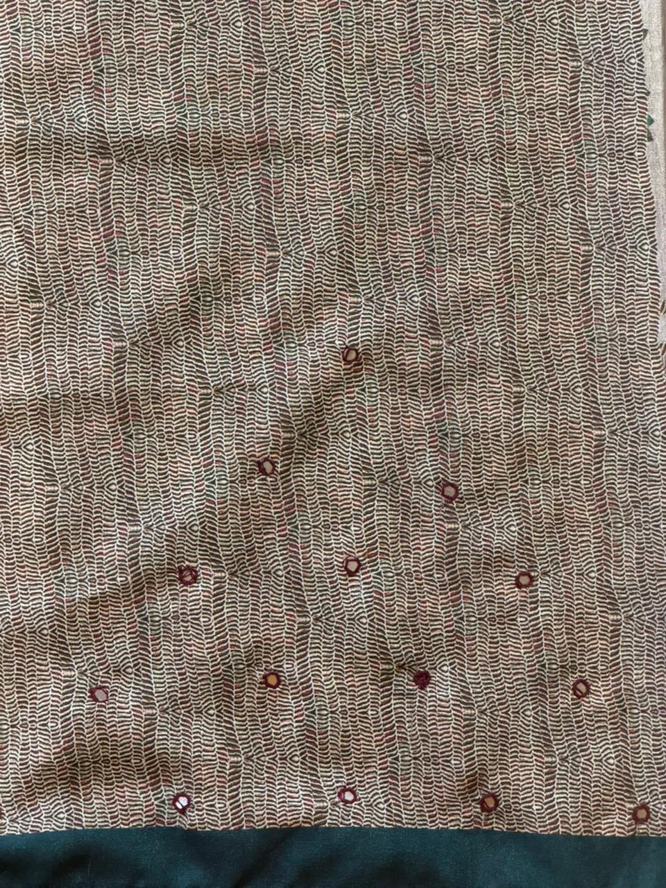 Soft tusser silk saree: PBR54AD