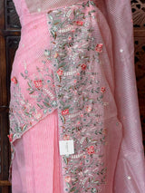 Pink Net kotta saree - PBR34B9