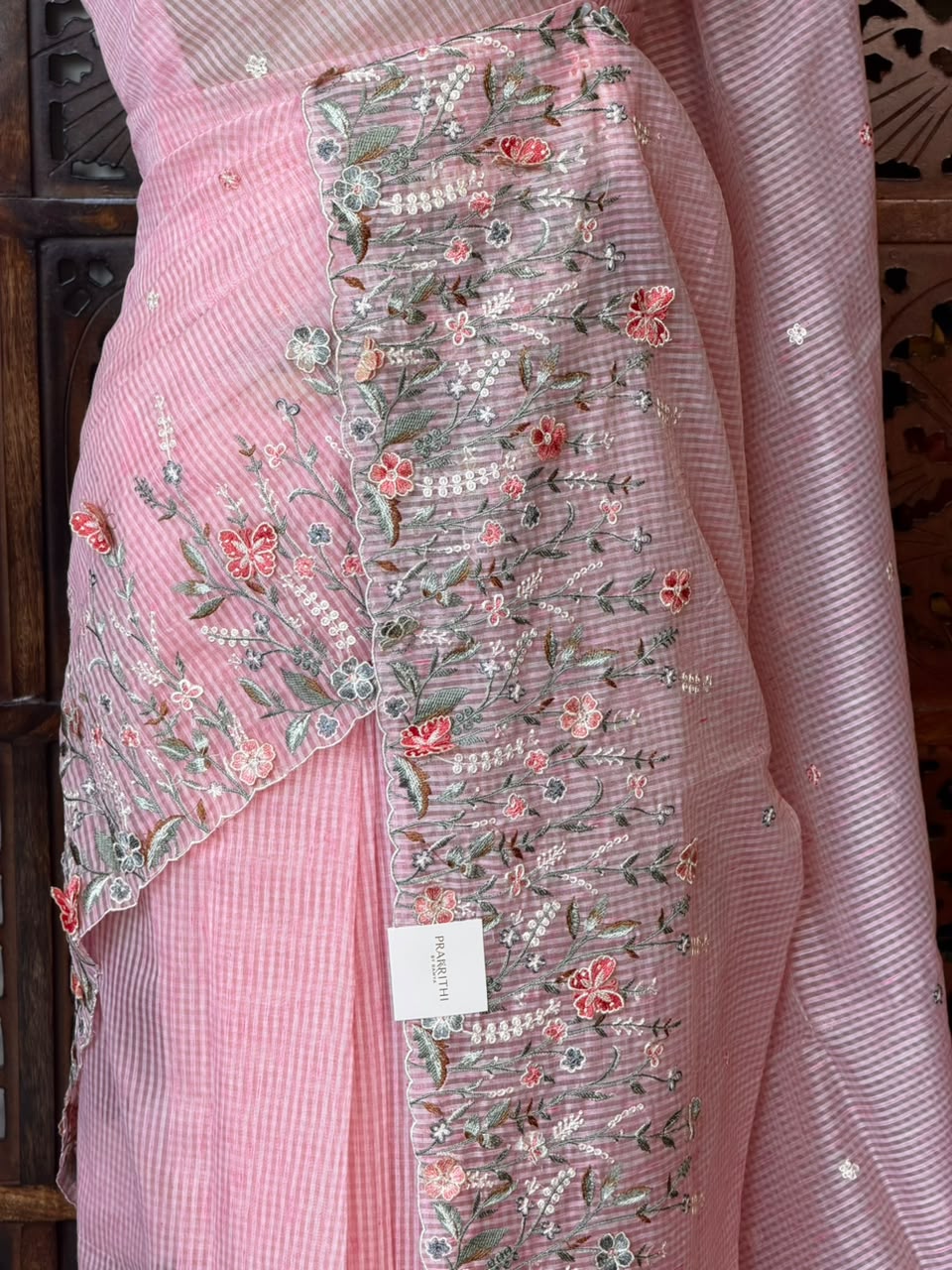 Pink Net kotta saree - PBR34B9