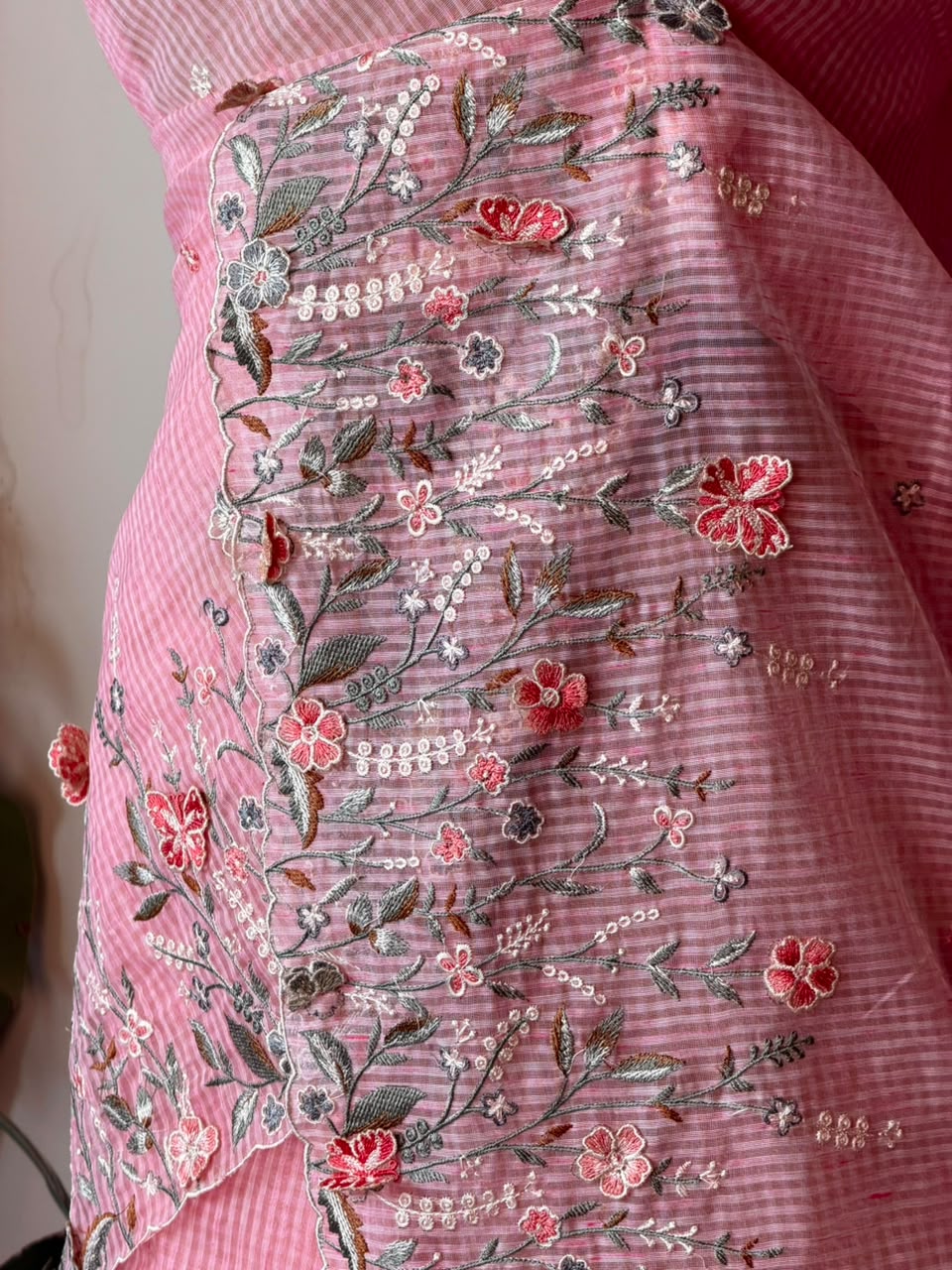 Pink Net kotta saree - PBR34B9