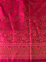 Magenta pure Jamwar Tanchui banarasi saree: PBR56E4