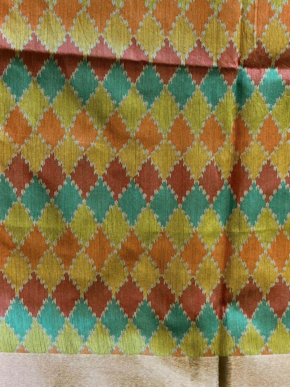 Lime green Silk cotton saree- PBR60A