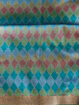 Grey Silk cotton saree- PBR60B