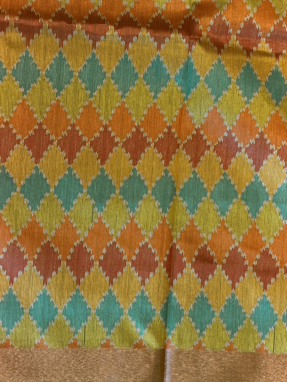 Yellow Silk cotton saree- PBR60F