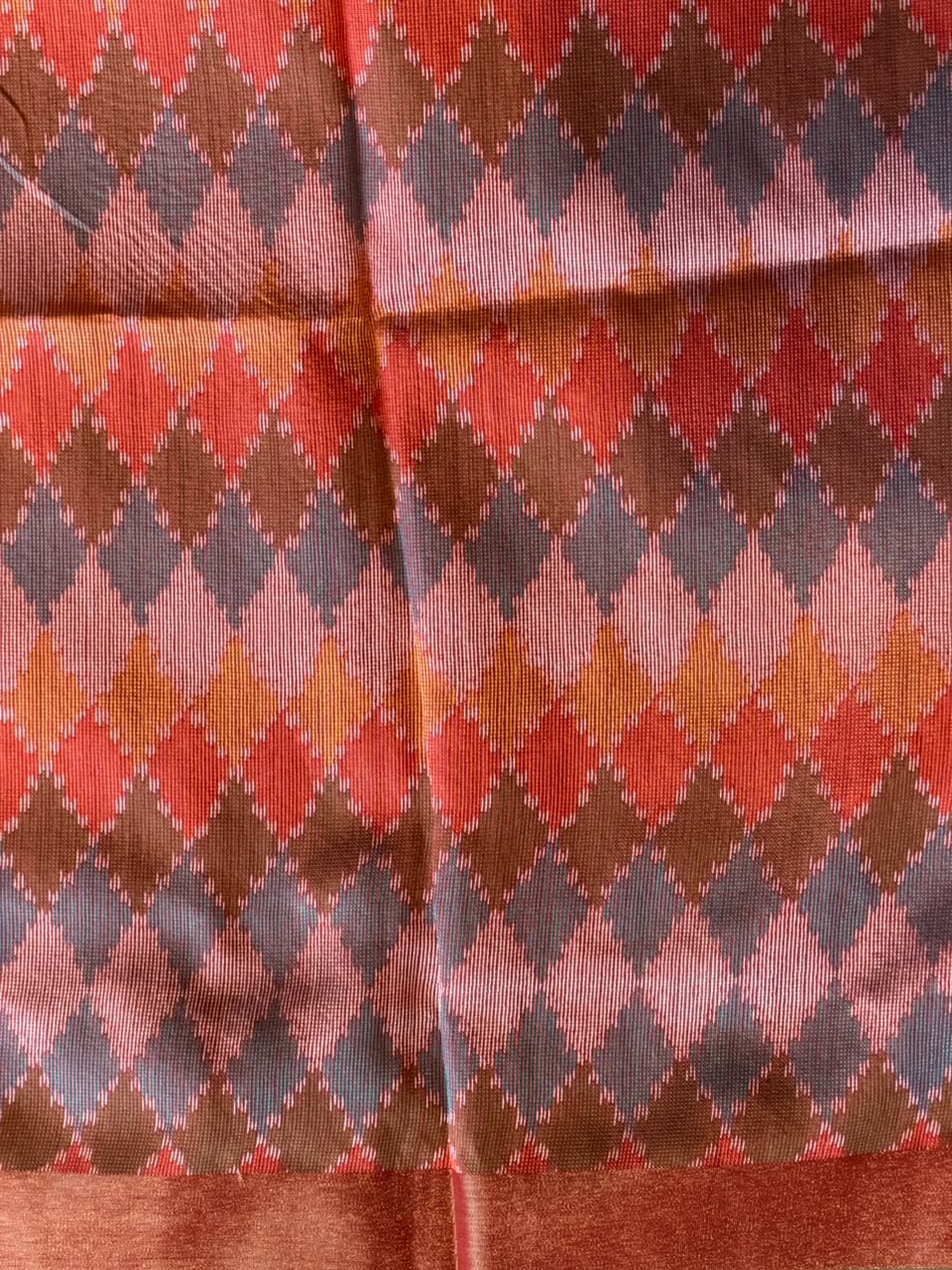 Off white Silk cotton saree- PBR60G