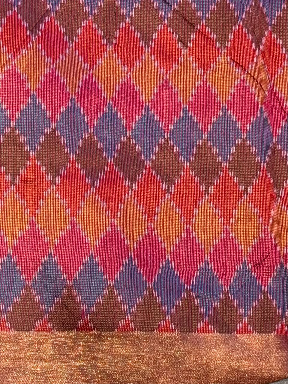 Pink Silk cotton saree- PBR60H