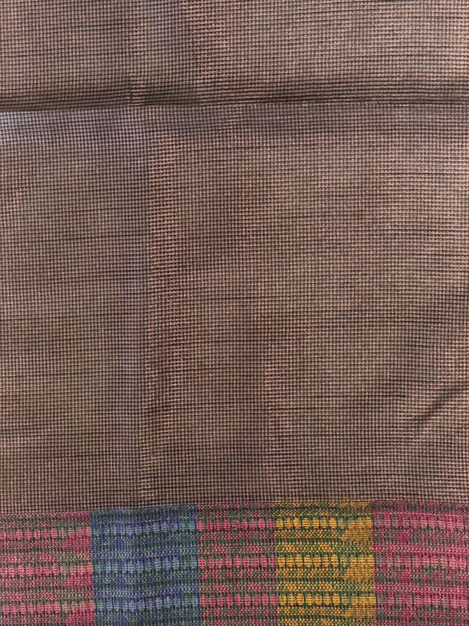Black Jute Tissue saree- PBR61E