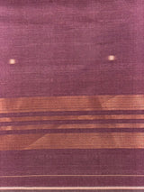 Mauve Tiger woven Tusser Silk saree- PBR62