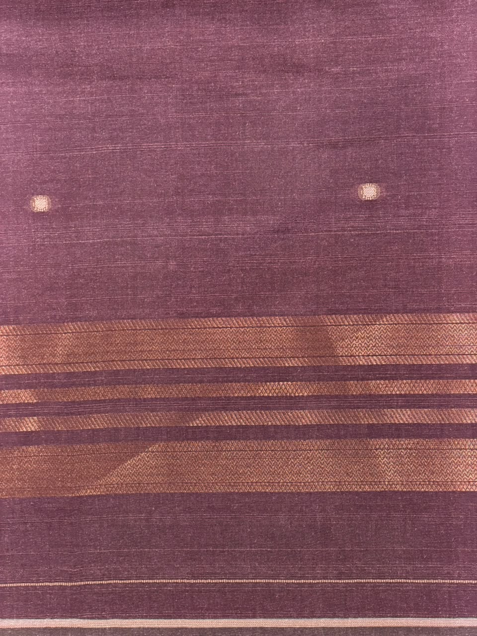 Mauve Tiger woven Tusser Silk saree- PBR62