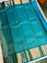 Blue Pure Vintage Kanchipuram Silk saree - PPURE112