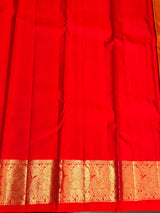 Yellow and Red Pure Vintage Kanchipuram Silk saree - PPURE117