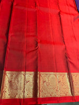 Violet and red Pure Vintage Kanchipuram Silk saree - PPURE119