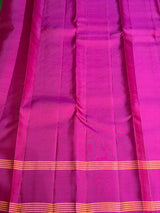 onion pink and Purple Pure Vintage Kanchipuram Silk saree - PPURE120