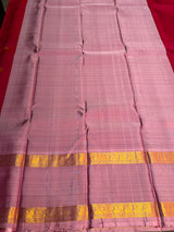 Maroon and onion pink Pure Vintage Kanchipuram Silk saree - PPURE127